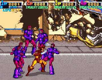 X-Men (US 4 Players) screen shot game playing